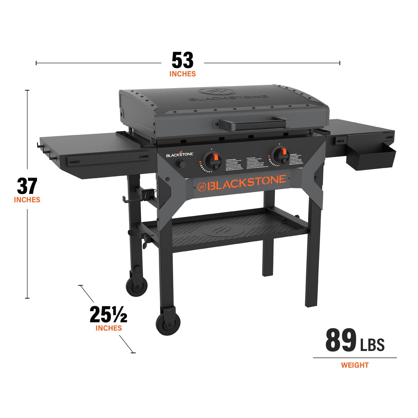 28" Iron Forged Griddle Station with Hood
