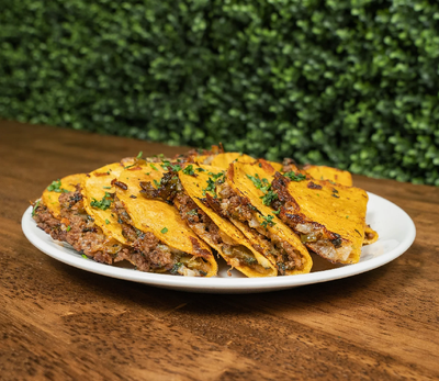 Feed 4 for $20 Crispy Beef Tacos