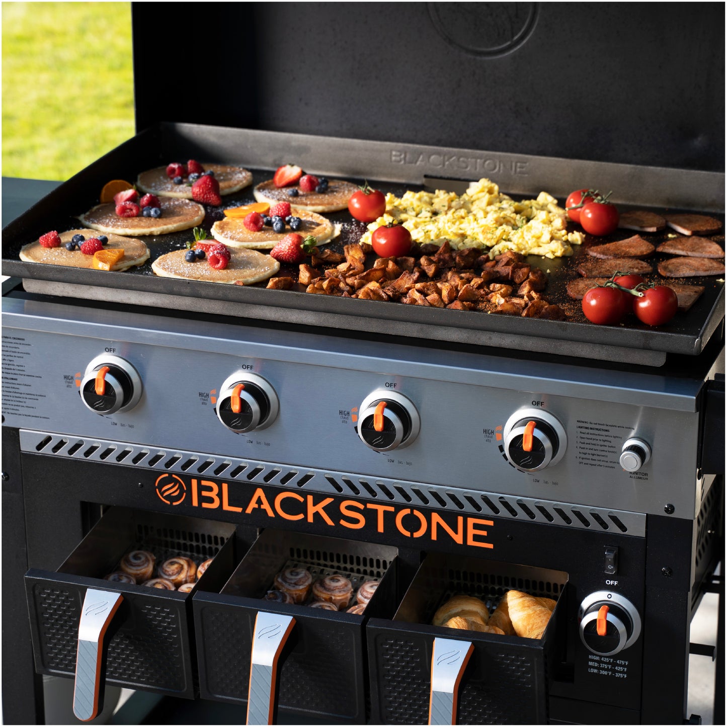 36" Griddle with Air Fryer