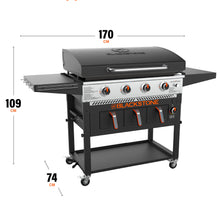 36" Griddle with Air Fryer