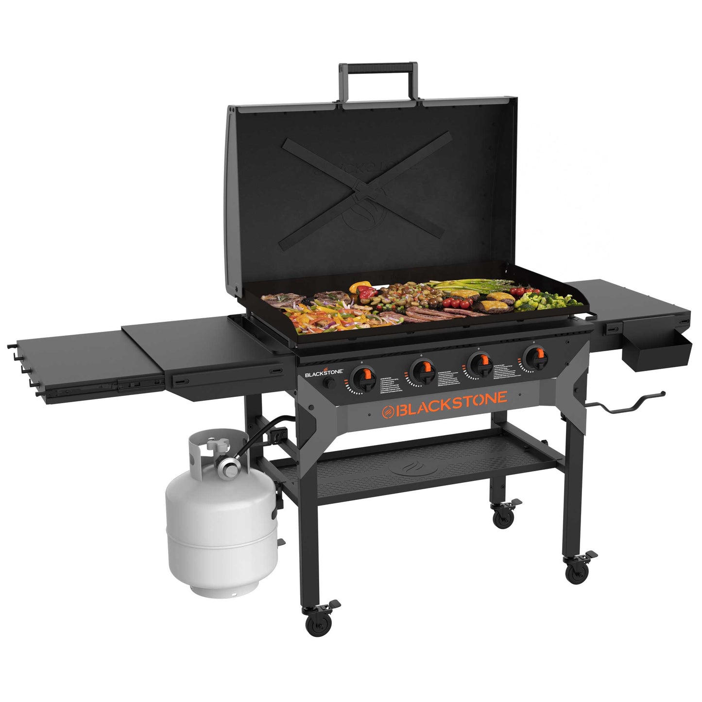 36" Iron Forged Griddle with Hood