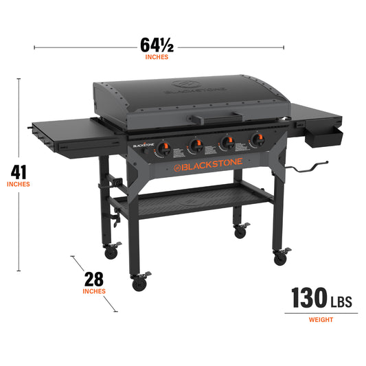 36" Iron Forged Griddle with Hood